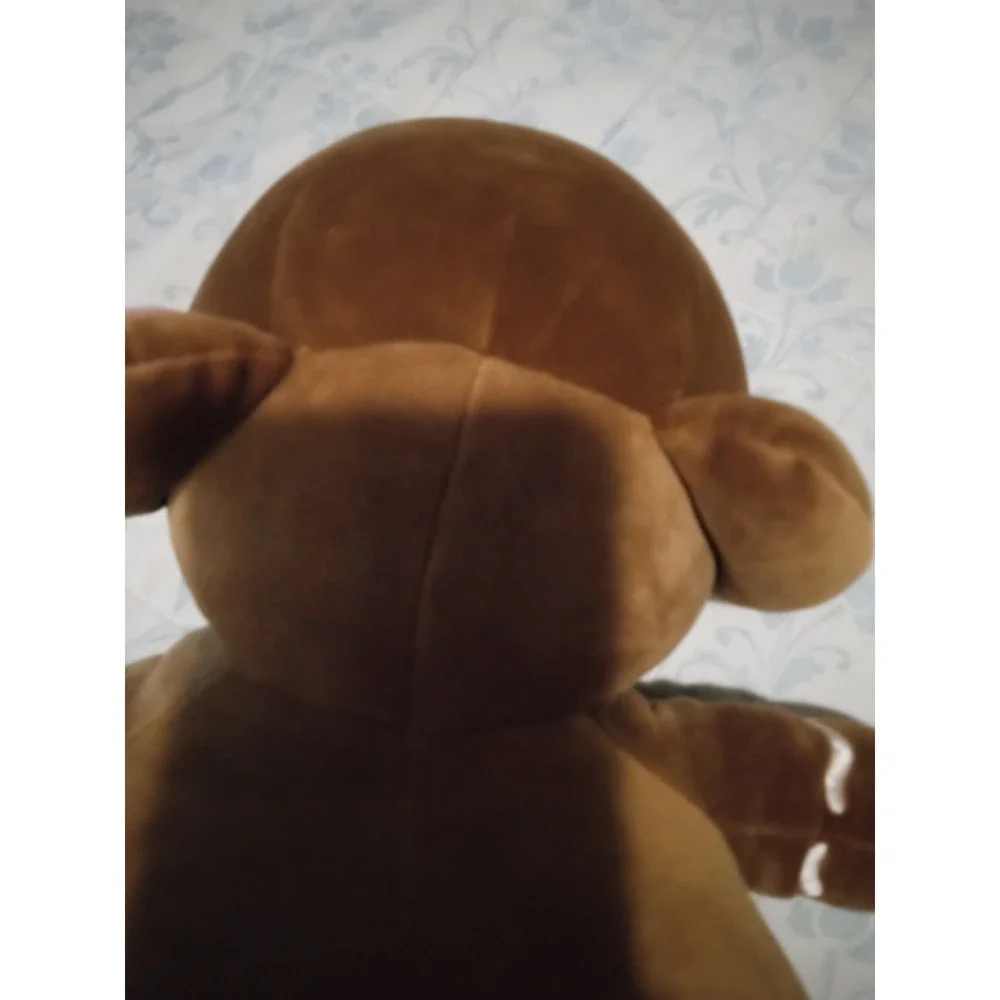 Pillowfort Weighted Plush Gingerbread Bear Brown Holiday Throw Pillow 21x11